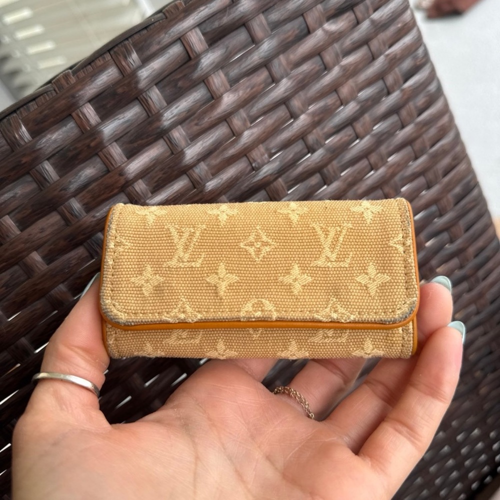 Louis Vuitton Beige Monogram Key Holder